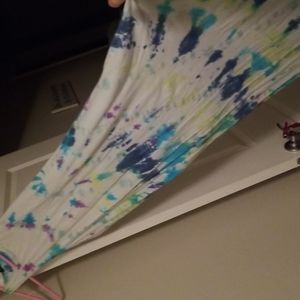 Obey cotton tiedye angled dress